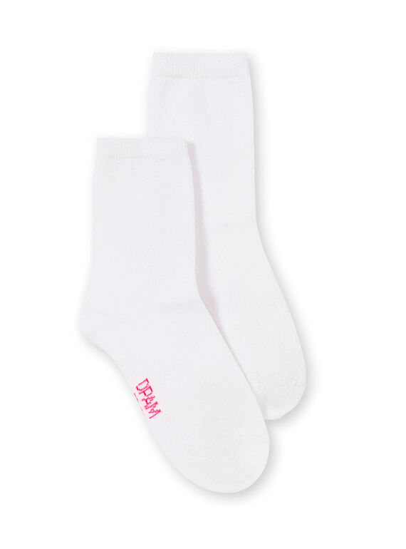 White SOCKS KYAESCHO4 / 20WI0182SOQ000